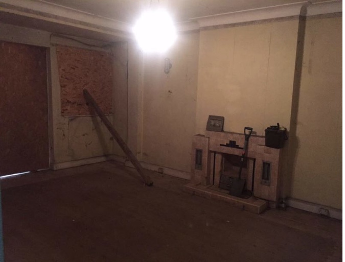 before refurbishment living room